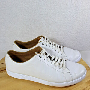 Cole Haan Crosscourt Sneaker Womens 10.5 White Leather Comfort Pickleball Shoe